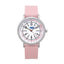 Nurse Watch with 30 Pulsometer, Silicone Band, Second Hand, and Military Time - Assorted Colors Light Pink Nurse Watches