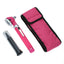 Fiber Optic Mini Pocket Otoscope in Matching Color Case and Extra Bulbs - Assorted Colors Pink Otoscopes