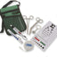 ASA Techmed Medical Utility Pouch Kit w/Snellen Eye Chart, Straight Hemostat Forceps, Lister Bandage Scissors, Tissue Forceps, Penlight, Tape Measure, 4 Color Pen + Keychain (Green) Green Nurse Kits