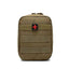 First Aid Kit Tactical Medical Bag Molle EMT Outdoor Emergency Survival Pouch Khaki Trauma & IFAK bags