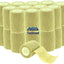Self-Adherent Cohesive Tape Rolls in Assorted Sizes and Colors Tan 24-Pack Cohesive / Self Adhesive Bandages