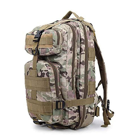 Large Military Tactical Backpack Rucksack Waterproof Outdoor Hiking Travel Molle Bag Brown Camo Trauma & IFAK bags