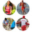 Baywatch Style Lifeguard Fanny Pack First Aid Kit with Matching Whistle and CPR Mask Lifeguard Kits