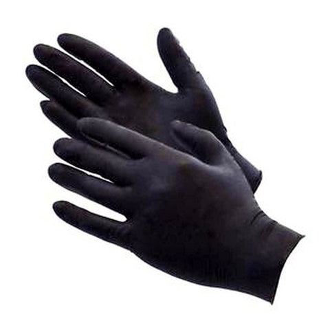 Nitrile Powder Free Glove Gloves Sysco Black 1000 Count PPE Essentials