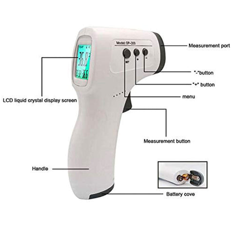 Digital LCD Infrared Thermometer Non- Contact Forehead Baby Adult