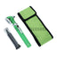 Fiber Optic Mini Pocket Otoscope in Matching Color Case and Extra Bulbs - Assorted Colors Green Otoscopes