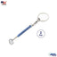 Nurse Medical Box Medical Key Chain Needle Syringe Stethoscope Keychain Blue Dental mirror 3pcs Nurse Products