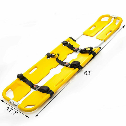 ASA Techmed Aluminum/ Plastic Scoop Stretcher, Yellow Stretchers and Immobilization Products