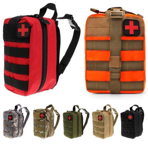 ASA Techmed Tactical Military Molle Pouch/ IFAK Pouch - Assorted Colors Trauma & IFAK bags