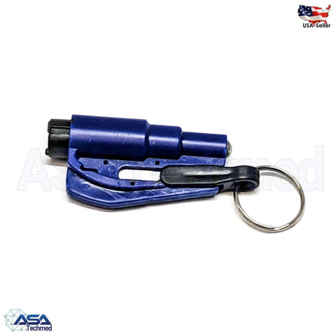 Mini Safety Hammer Seat Belt Cutter Car Window Breaking Emergency Escape Tool Blue Emergency Escape Tools