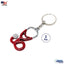 Nurse Medical Box Medical Key Chain Needle Syringe Stethoscope Keychain Red Stethoscope 3pcs Nurse Products