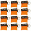 Keychain CPR Masks with One-Way Valve (20-Pack) - Assorted Colors Orange CPR Masks