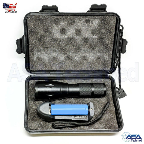 CREE T6 Tactical Military LED Flashlight Torch 50000LM Zoomable 5-Mode for 18650 Flashlights