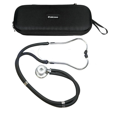 Sprague Rappaport Stethoscope with Matching Lightweight Storage Case Black Stethoscopes
